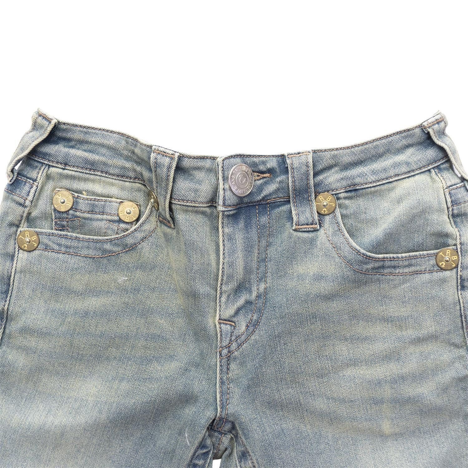 True Religion Bootcut-Jeans Jeans True Religion Becca Mid Rise Arched Logo Bootcut "True Religion" Logo-Print über beide Gesäßtaschen