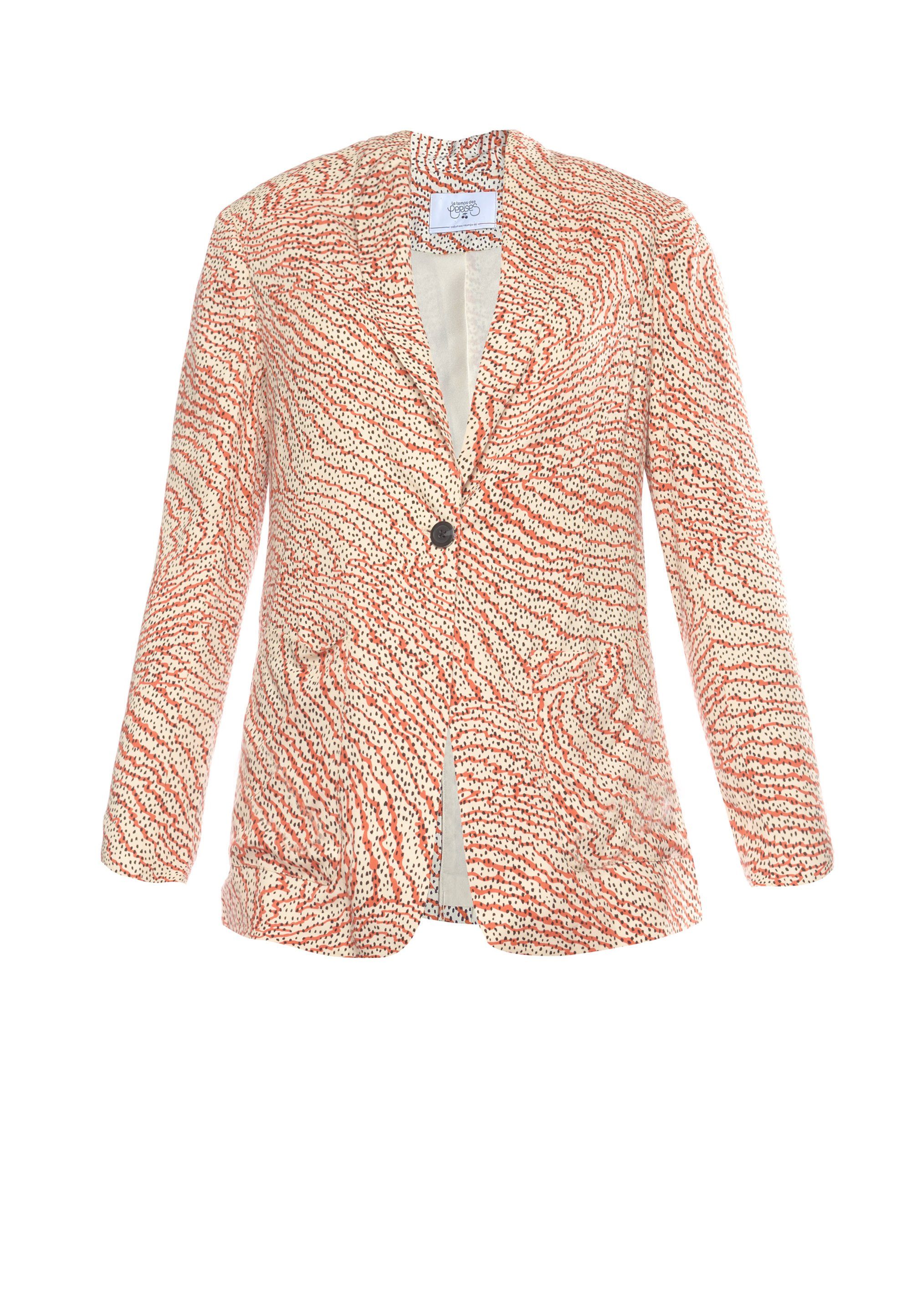 Le Temps Des Cerises Jackenblazer mit trendigem Allover-Muster, Modischer  Blazer von Le temps des cerises für Damen