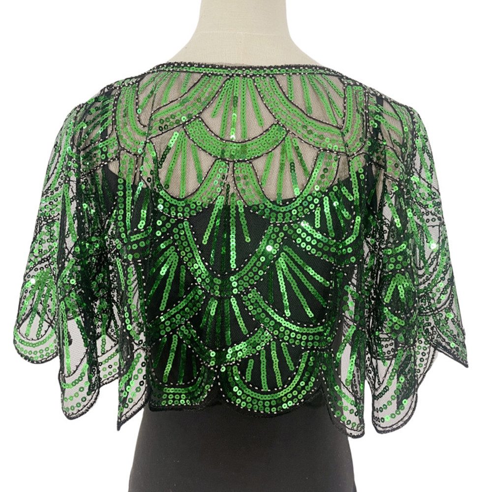 Zaewry Modeschal Retro Schal Umschlagtücher für Abendkleider Stola, für Hochzeit Party Gatsby Kostüm Accessoires