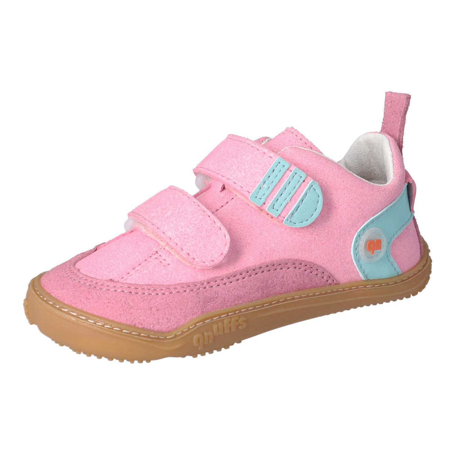 qnuffs Ahorn Barfußschuh Halbschuh, Klettschuh mit Nullsprenung