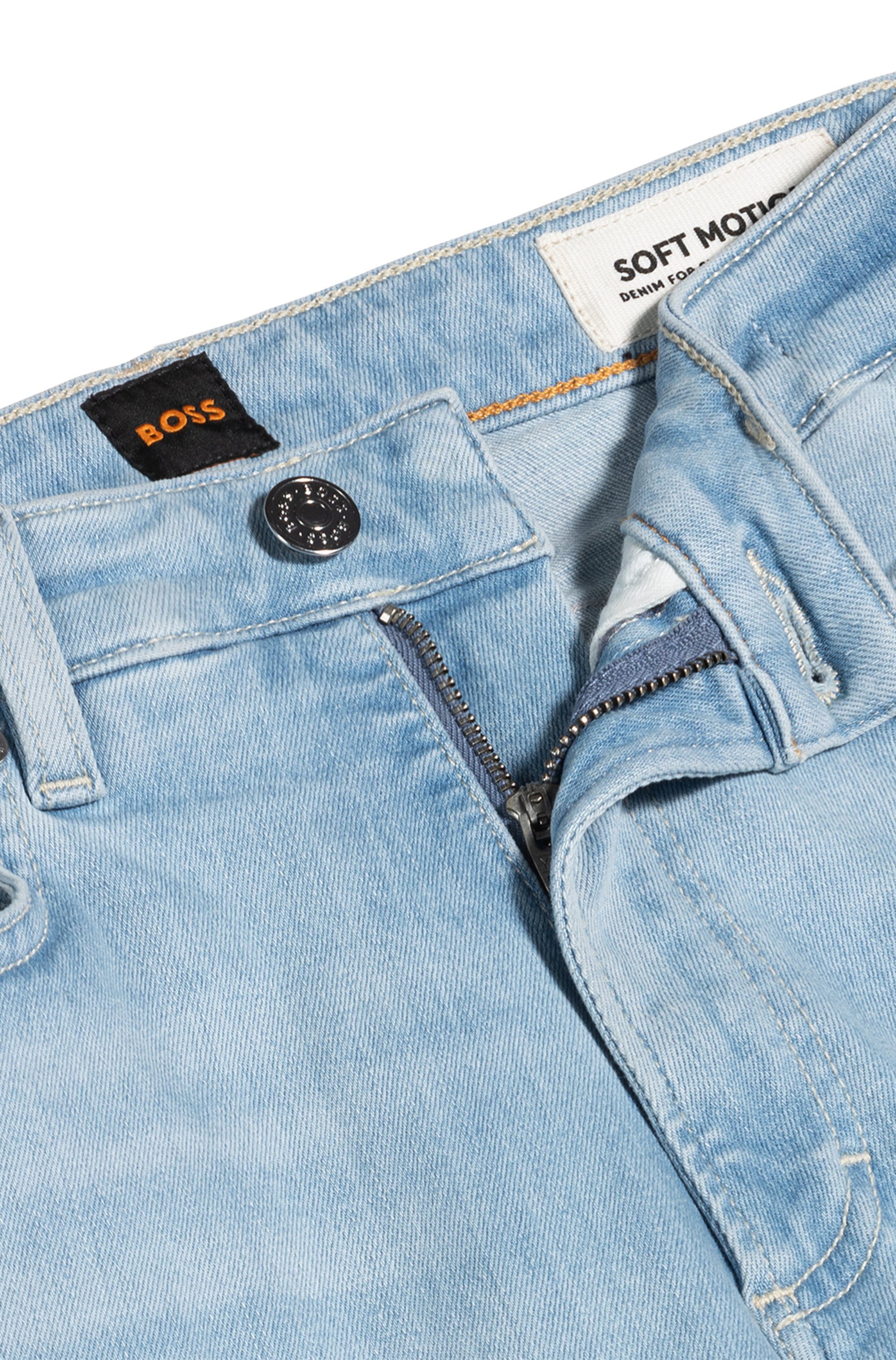 BOSS ORANGE Bootcut-Jeans Rosa High Rise Bootcut Premium Damenmode (BOSS ORANGE DENIM) knöchelfrei