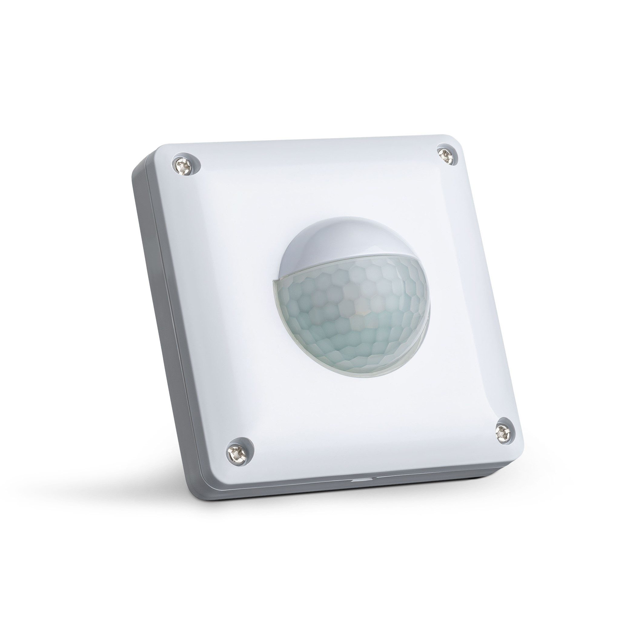 SEBSON Bewegungsmelder Bewegungsmelder Außen IP65 Unterputz LED geeignet programmierbar, (1-St), LED geeignet, IP65, programmierbar, 190°, Ein- und Ausschalter