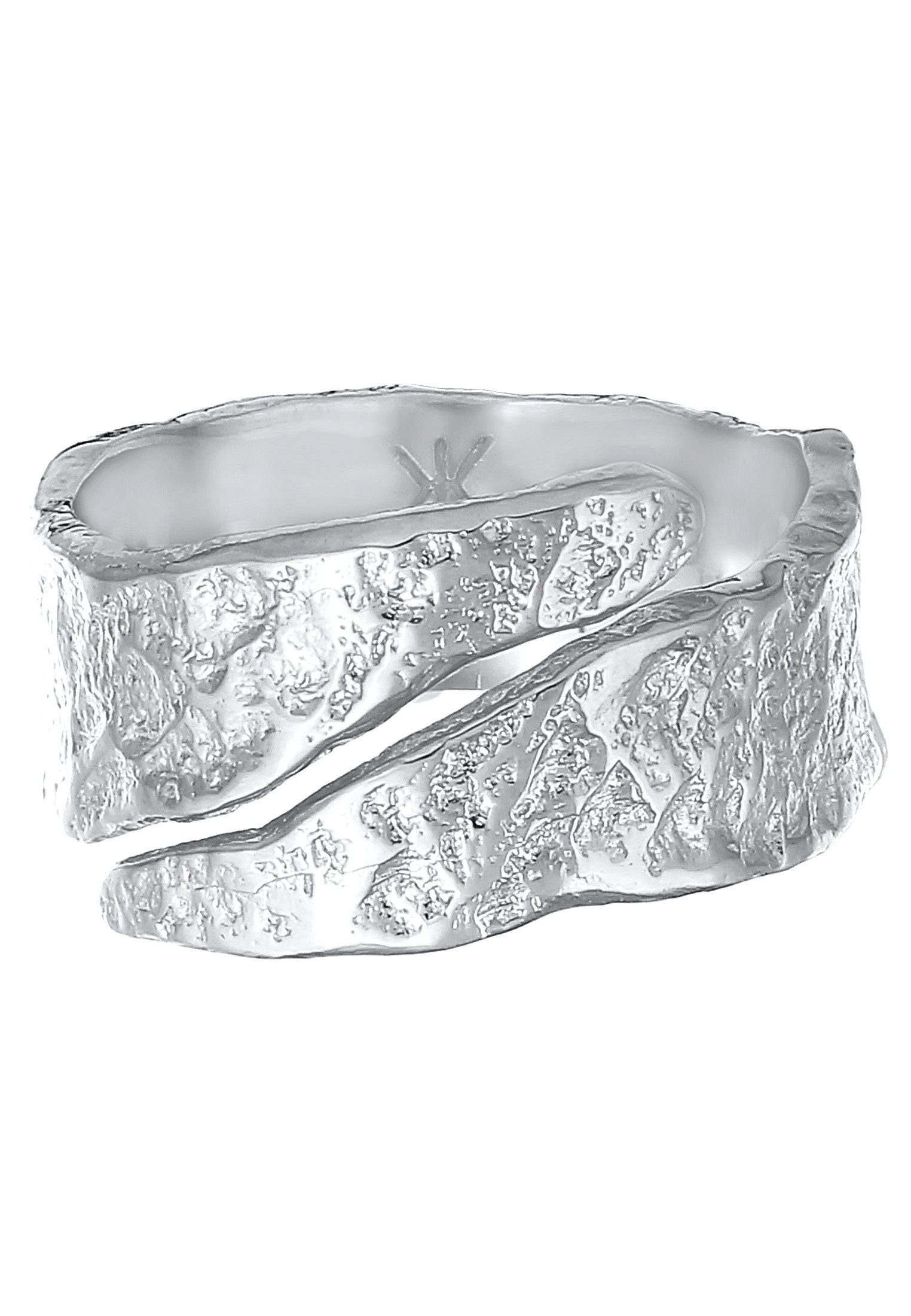 Kuzzoi Silberring Bandring Struktur Used Look günstig online kaufen