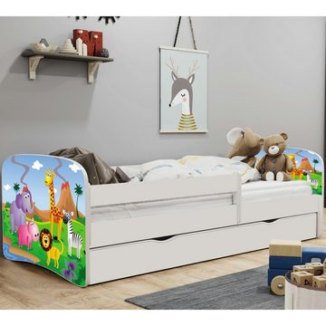 Kindermöbel 24 Kinderbett Jona inkl. Rollrost + Matratze