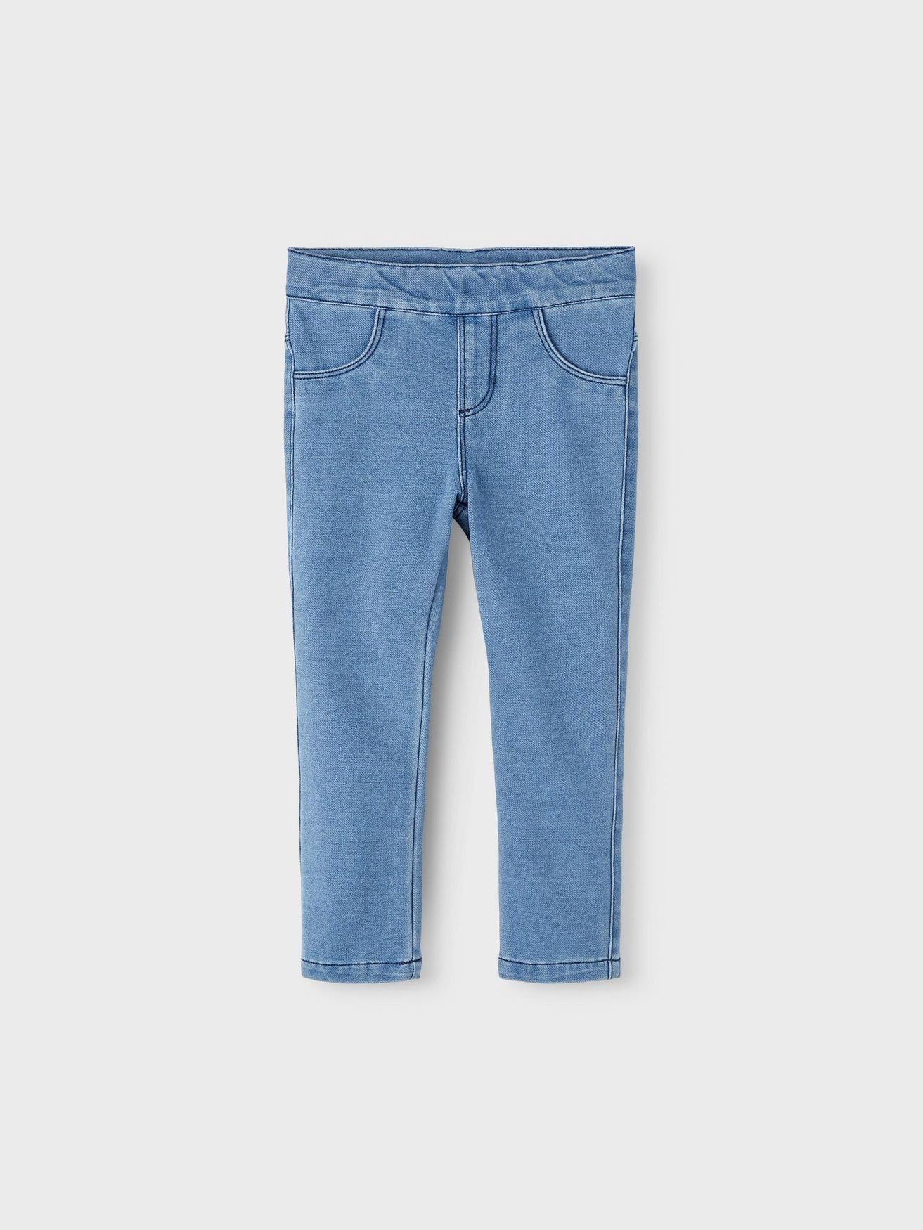 in Fit It mit Denim Sweat Name Regular-fit-Jeans Gummibund NMFSALLI Blau Slim 5510 Jeans Stretch