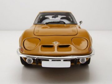 Minichamps Modellauto Opel GT 1970 ocker Modellauto 1:18 Minichamps, Maßstab 1:18