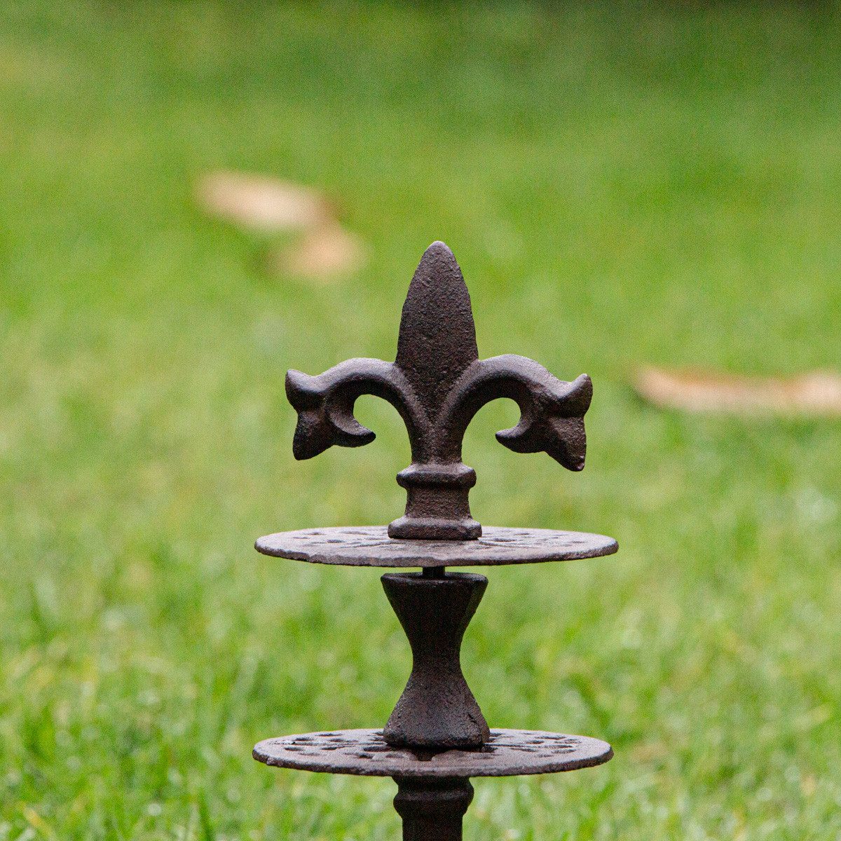 Antikas Schlauchhalterung Schlauchführung, Gusseisen, Gartenschlauch, Eisen, braun