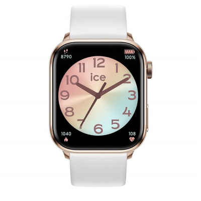 ice-watch Digitaluhr Ice-Watch Smartwatch ICE Smart Two 022537 Roségoldfarben, Weiß, (1-tlg)
