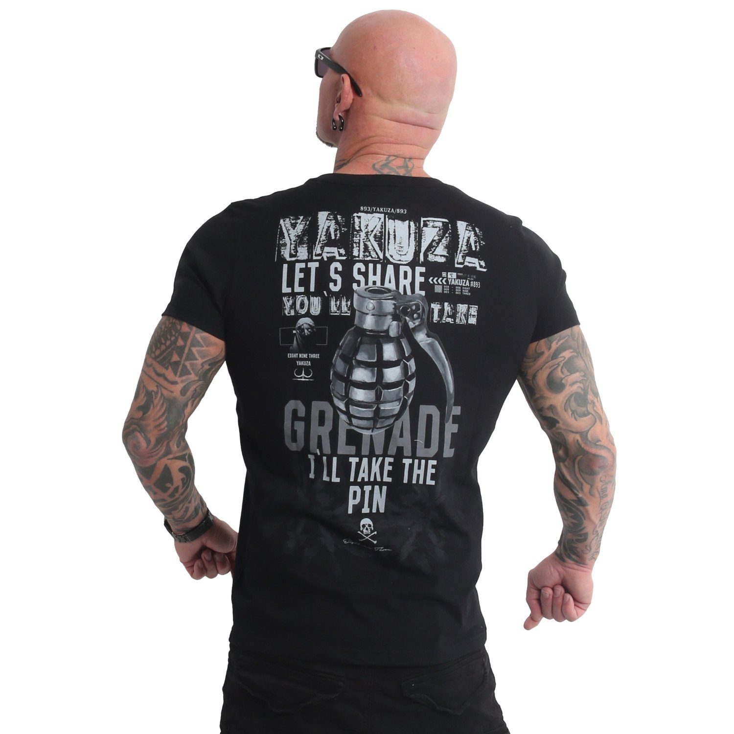 YAKUZA Grenade T-Shirt schwarz