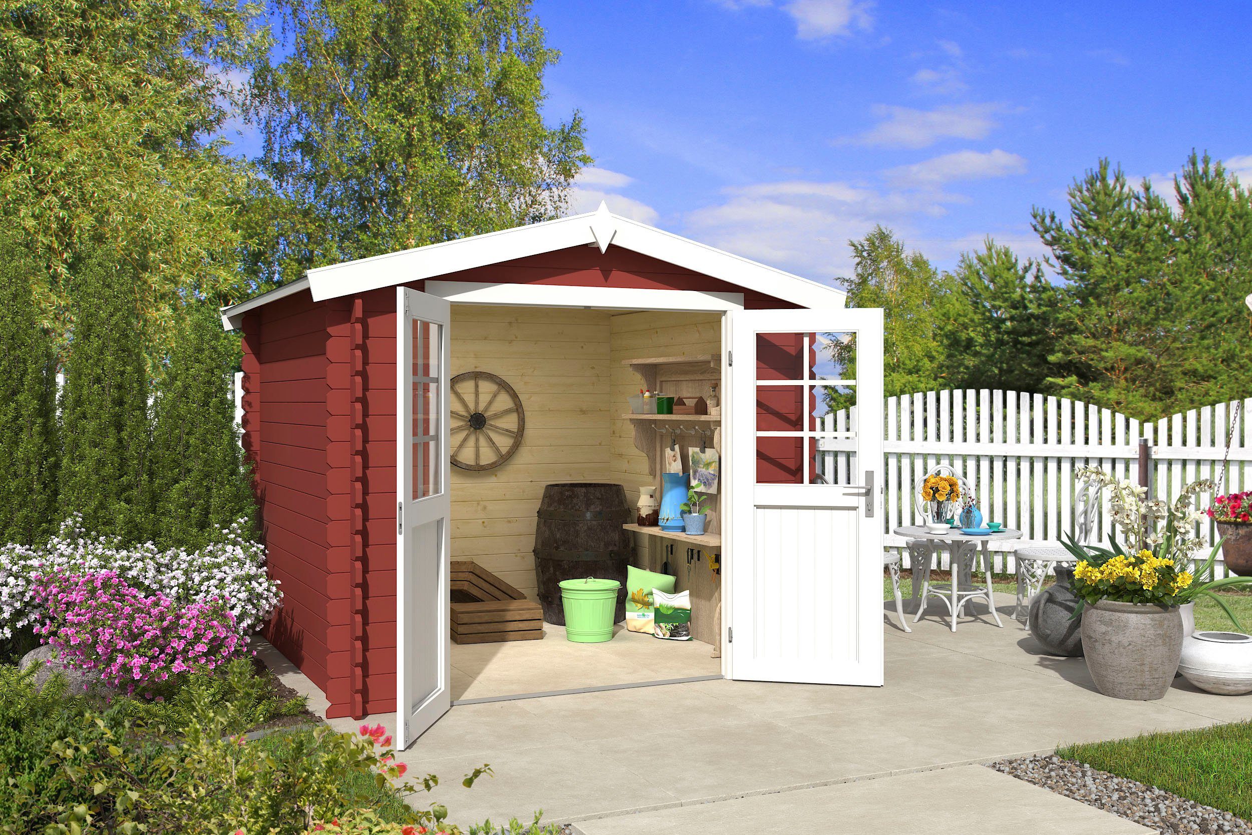 LASITA MAJA Gartenhaus INGO 230, BxT: 262x250 cm, (Set)