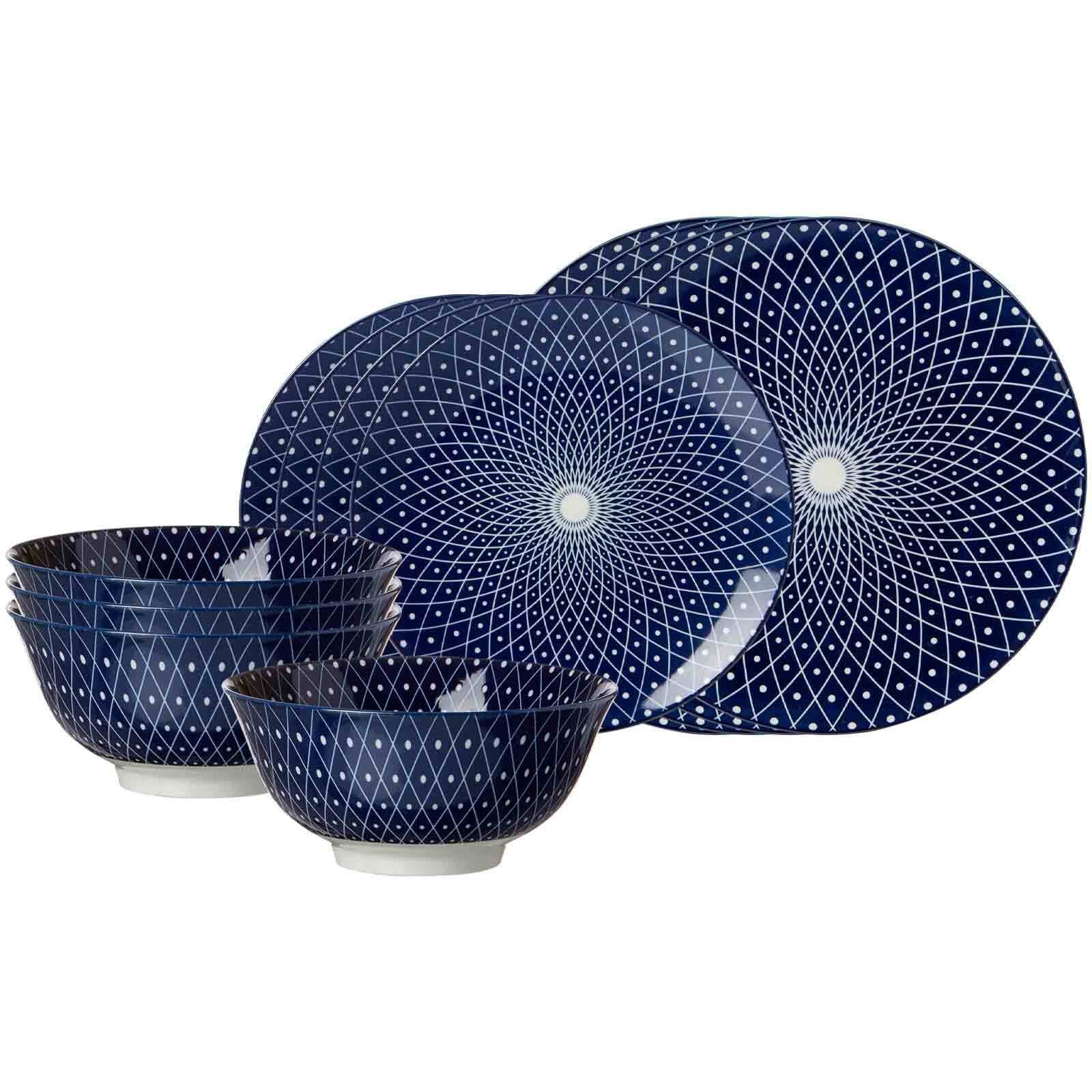 Ritzenhoff & Breker Kombiservice Royal Reiko Basic-Set 12er Set (12-tlg), 4 Personen, Porzellan
