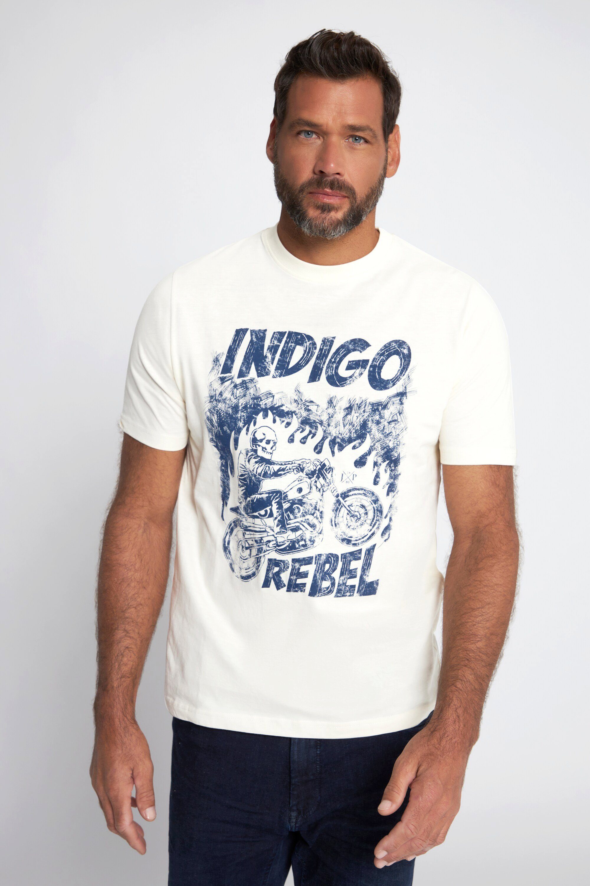 JP1880 T-Shirt T-Shirt Halbarm PrintRundhals