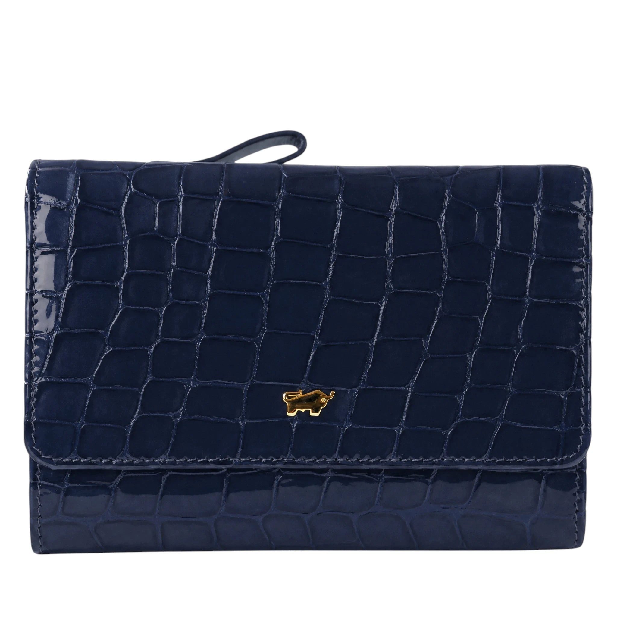 Braun Büffel Geldbörse VERONA Geldbörse M 15 Kartenfächer blau