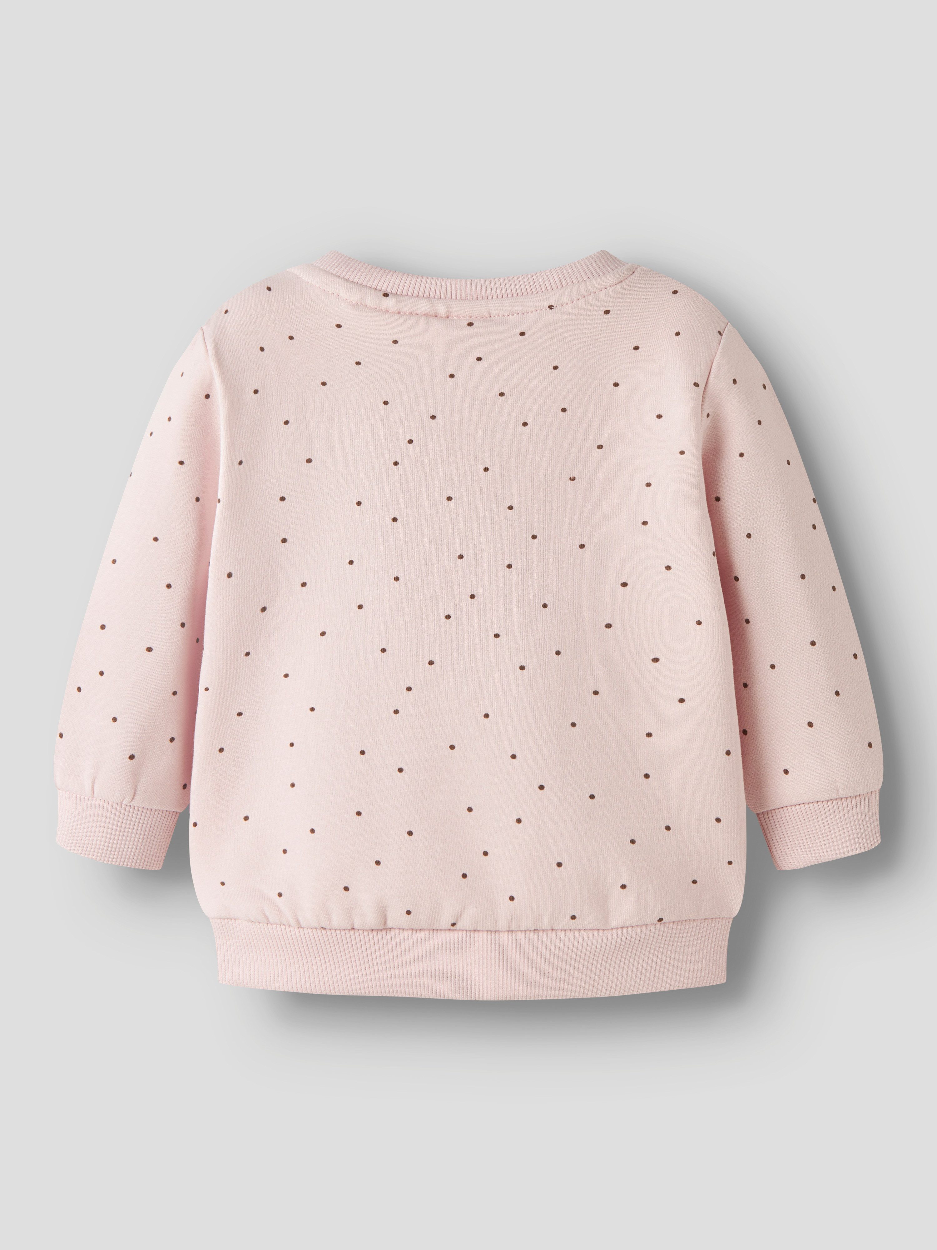 Name It Sweatshirt NBFLUELLE LS SWEAT BRU Baumwollmischung, regular fit