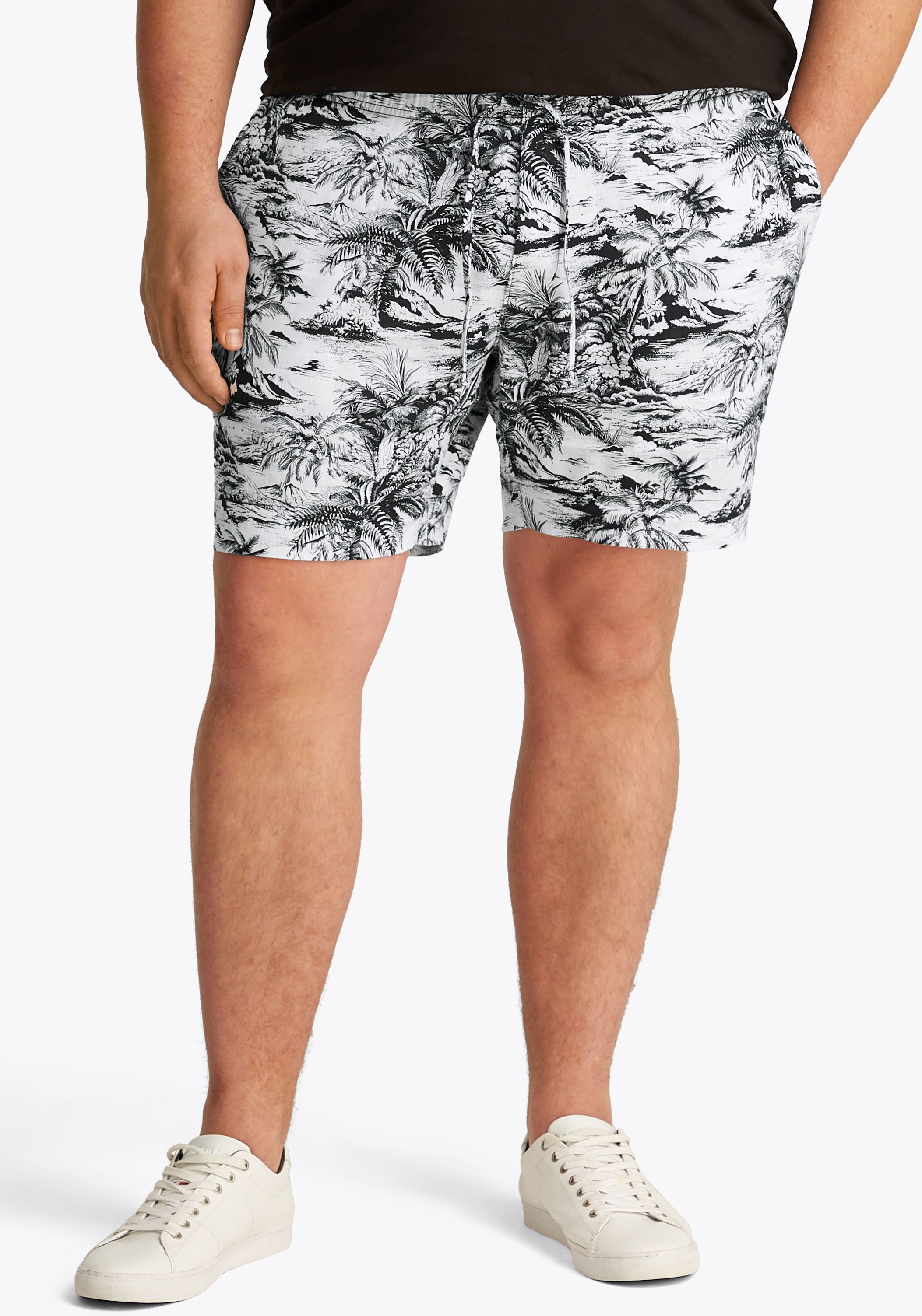 Tommy Hilfiger Big & Tall Chinoshorts BT-BROOKLYN 7 INCH PRT SHORT-B Große Größen, mit Allover-Druck