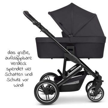 ABC Design Kombi-Kinderwagen Catania 4 - Circle Edition - Night, 3in1 Kinderwagen Buggy Set inkl. Babyschale, Babywanne & Sportsitz