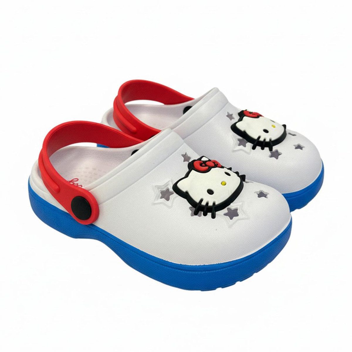 Hello Kitty Premium Clogs Mädchen Freizeitschuhe für Sommer und Urlaub Clog