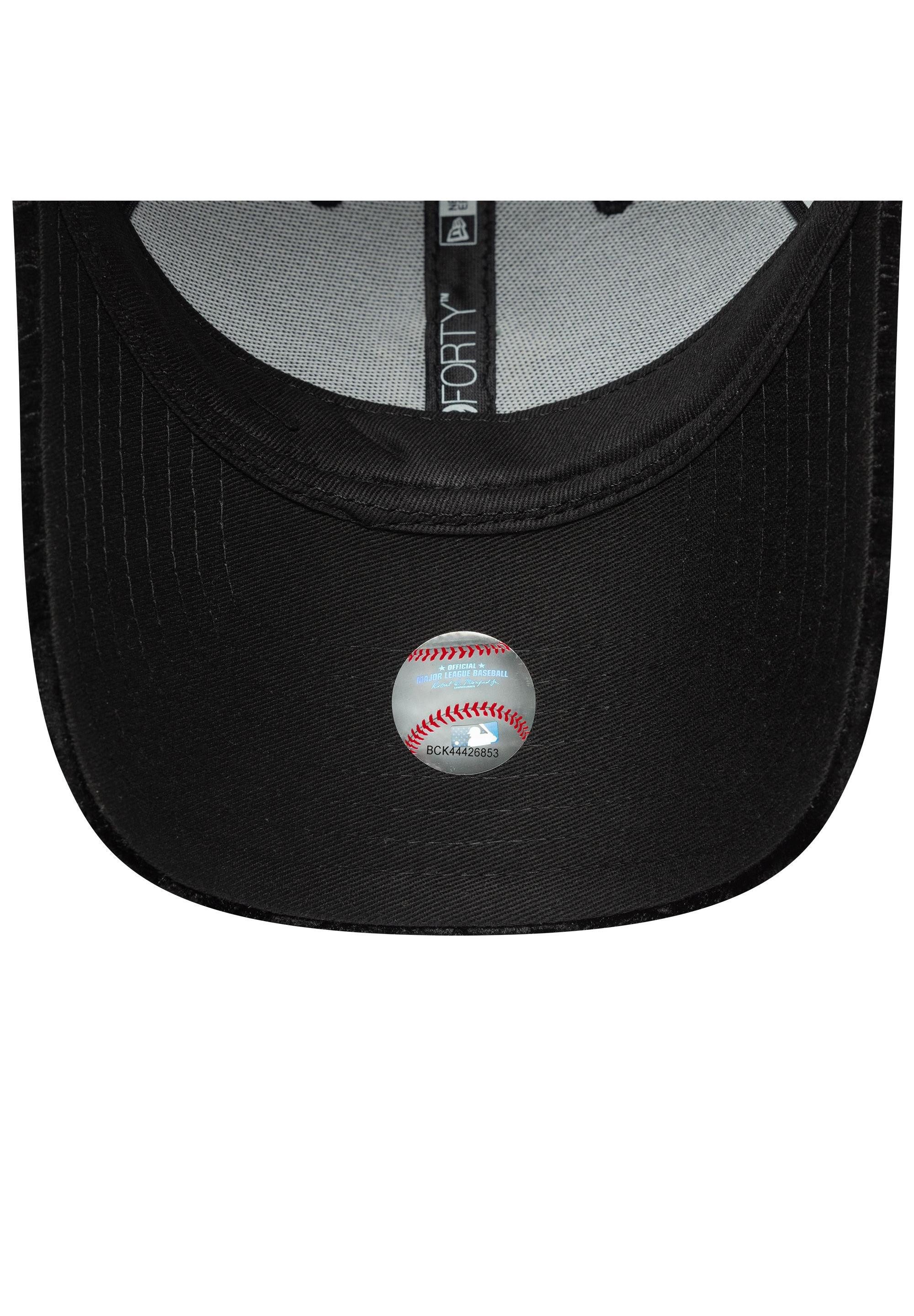 New Era Baseball Cap New York Yankees New Era Leo Velour 9Forty Women Cap Schwarz (1-St)