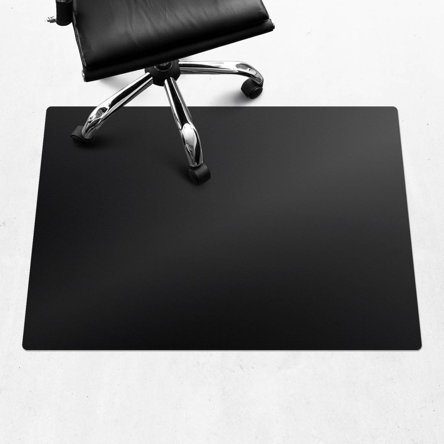 Bodenschutzmatte Schreibtischstuhl Unterlage Farbe Schwarz Teppich Für Bürostuhl