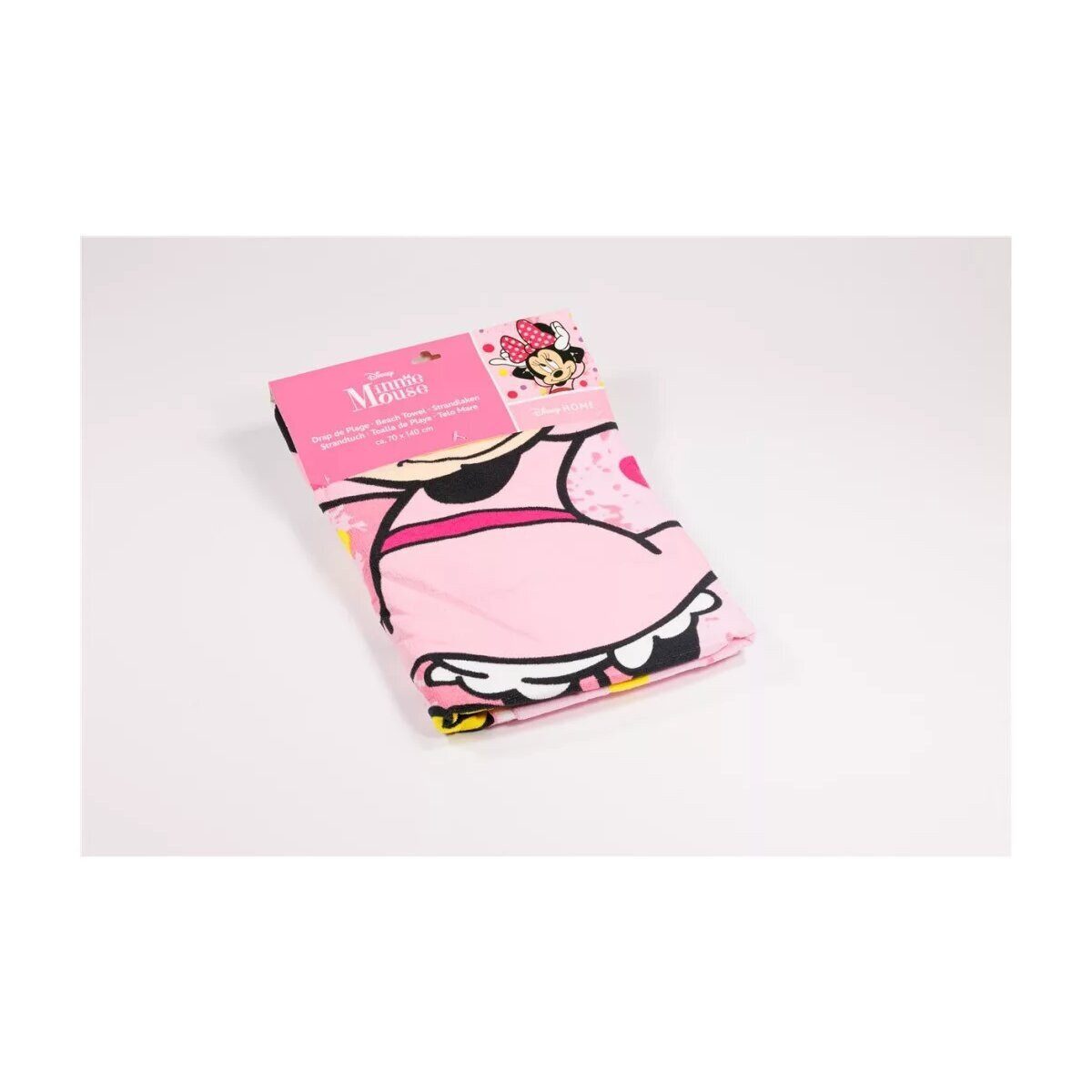 Disney Badetuch Disney Minnie Badehandtuch, Strandtuch 70x140cm (Schnelltrocknend), 100% Polyester (1-St)
