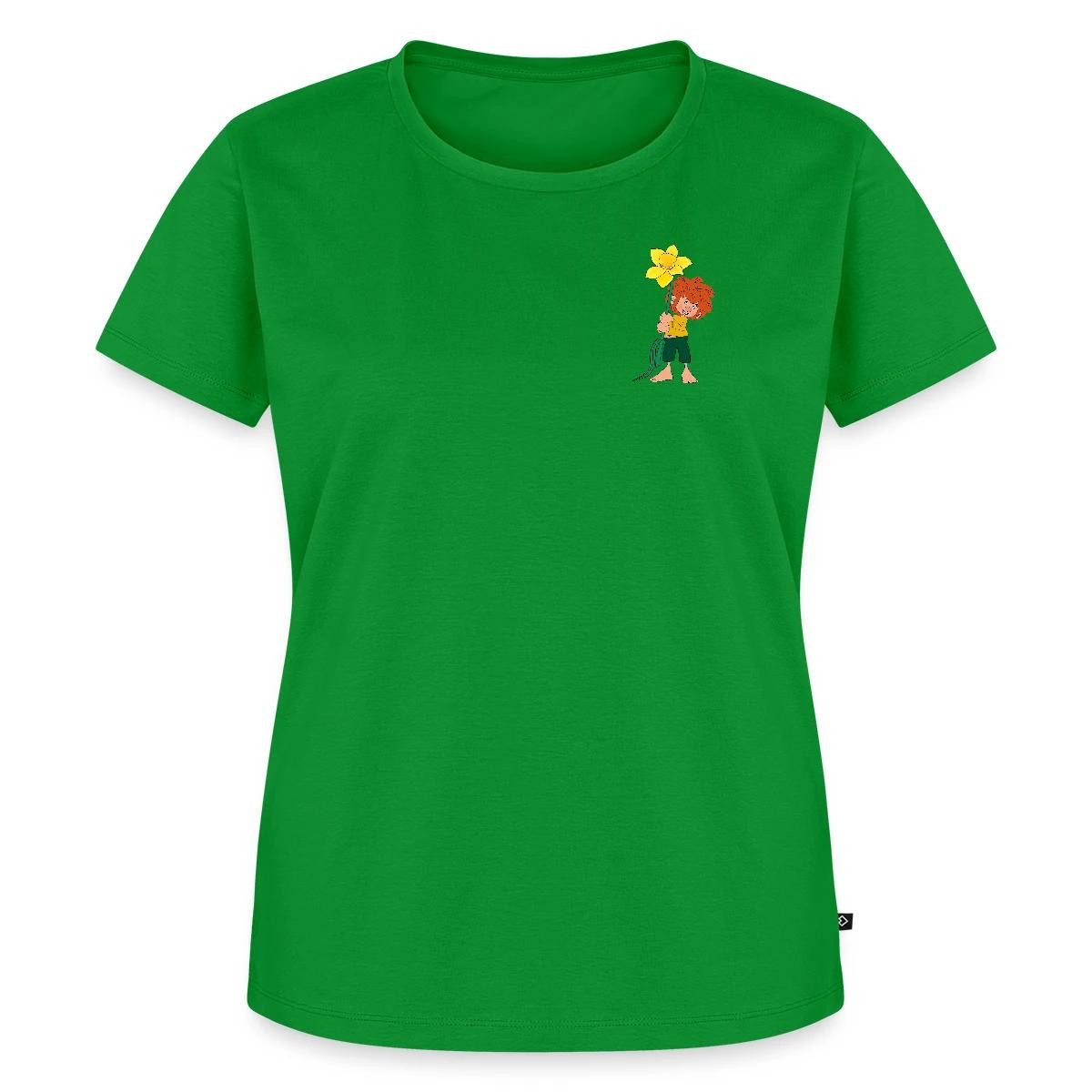 Spreadshirt T-Shirt Pumuckl Design Mit Gelber Blume Frauen Premium T-Shirt günstig online kaufen
