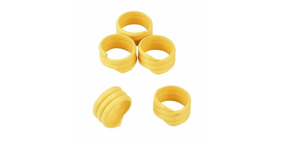 Kerbl Hühnerstall Kerbl Spiralring 16 mm gelb