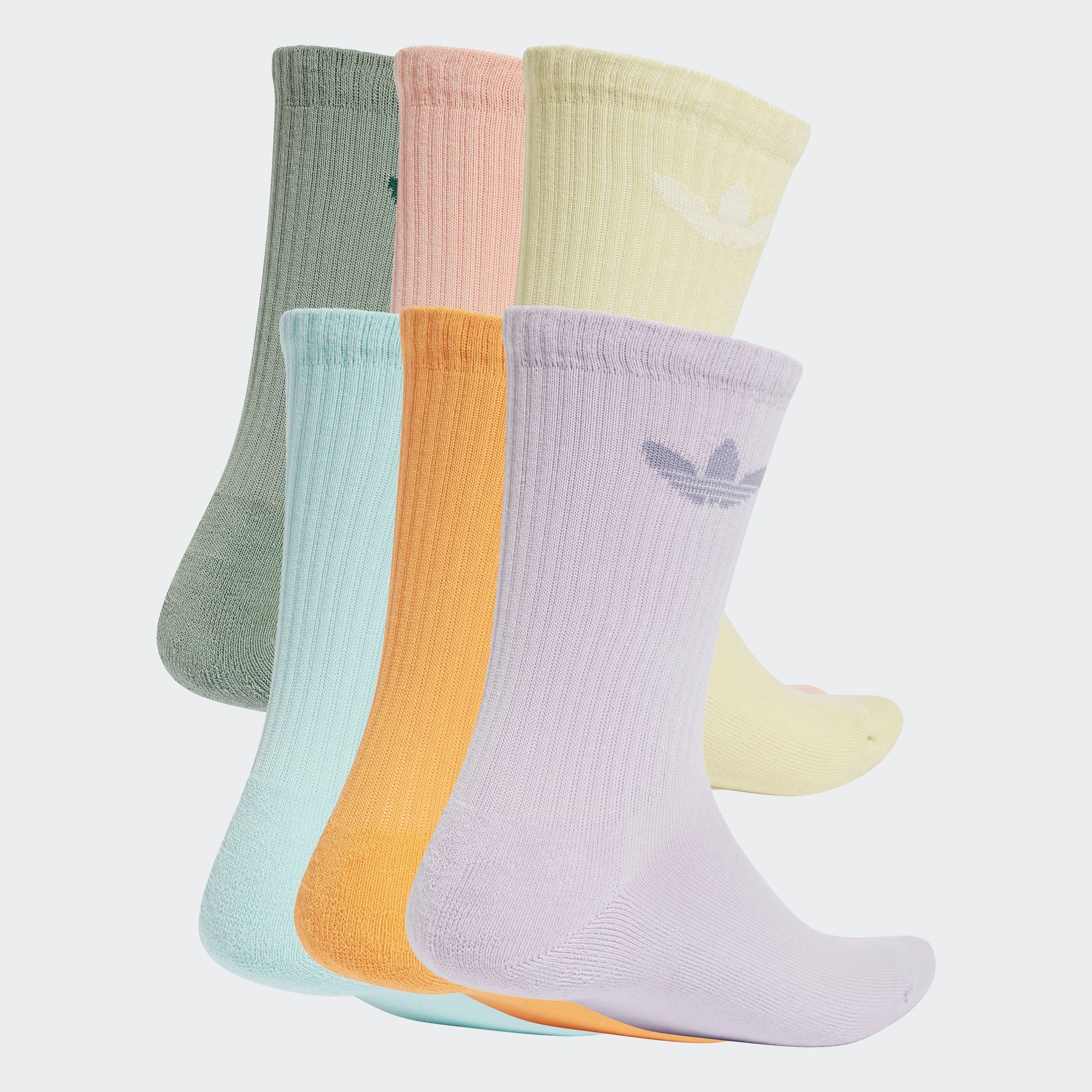 adidas Originals Sportsocken TREFOIL CUSHION CREW, 6 PAAR (6-Paar) für Erwachsene, im praktischen 6er-Pack, mit Trefoil Logo