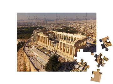 puzzleYOU Puzzle Akropolis mit dem Parthenon, Griechenland, 48 Puzzleteile, puzzleYOU-Kollektionen Akropolis