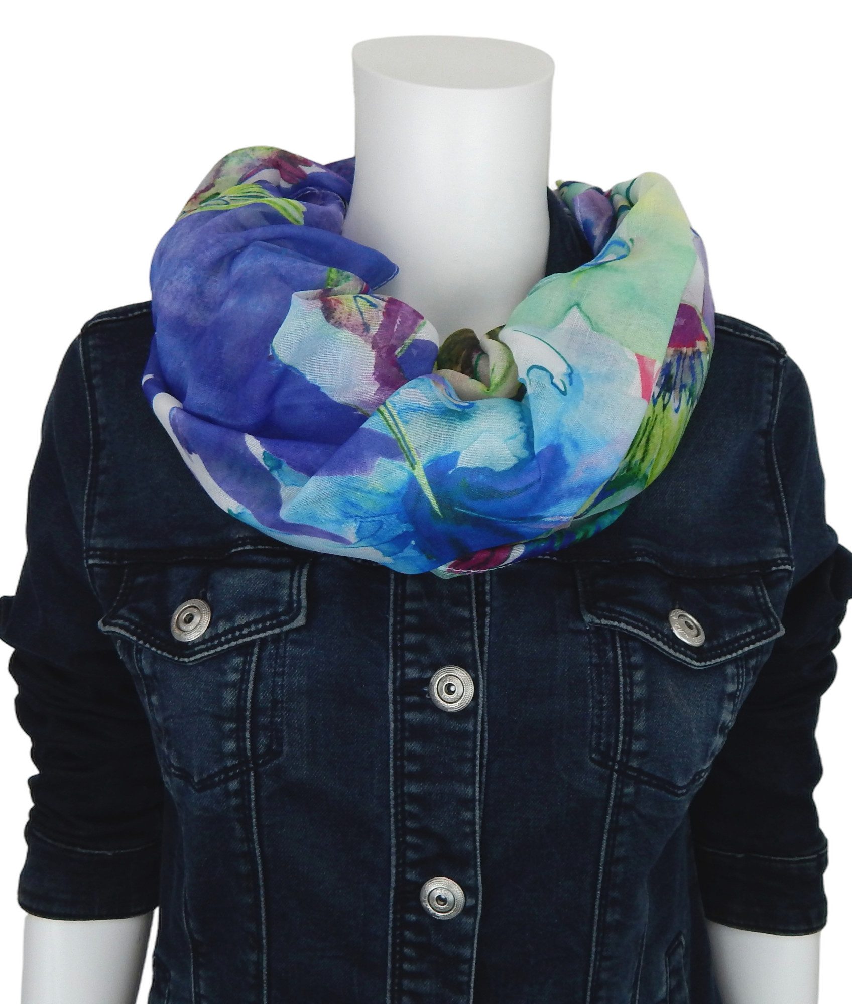 Ella Jonte Loop, mit tropischem Motiv Viskose Baumwolle günstig online kaufen