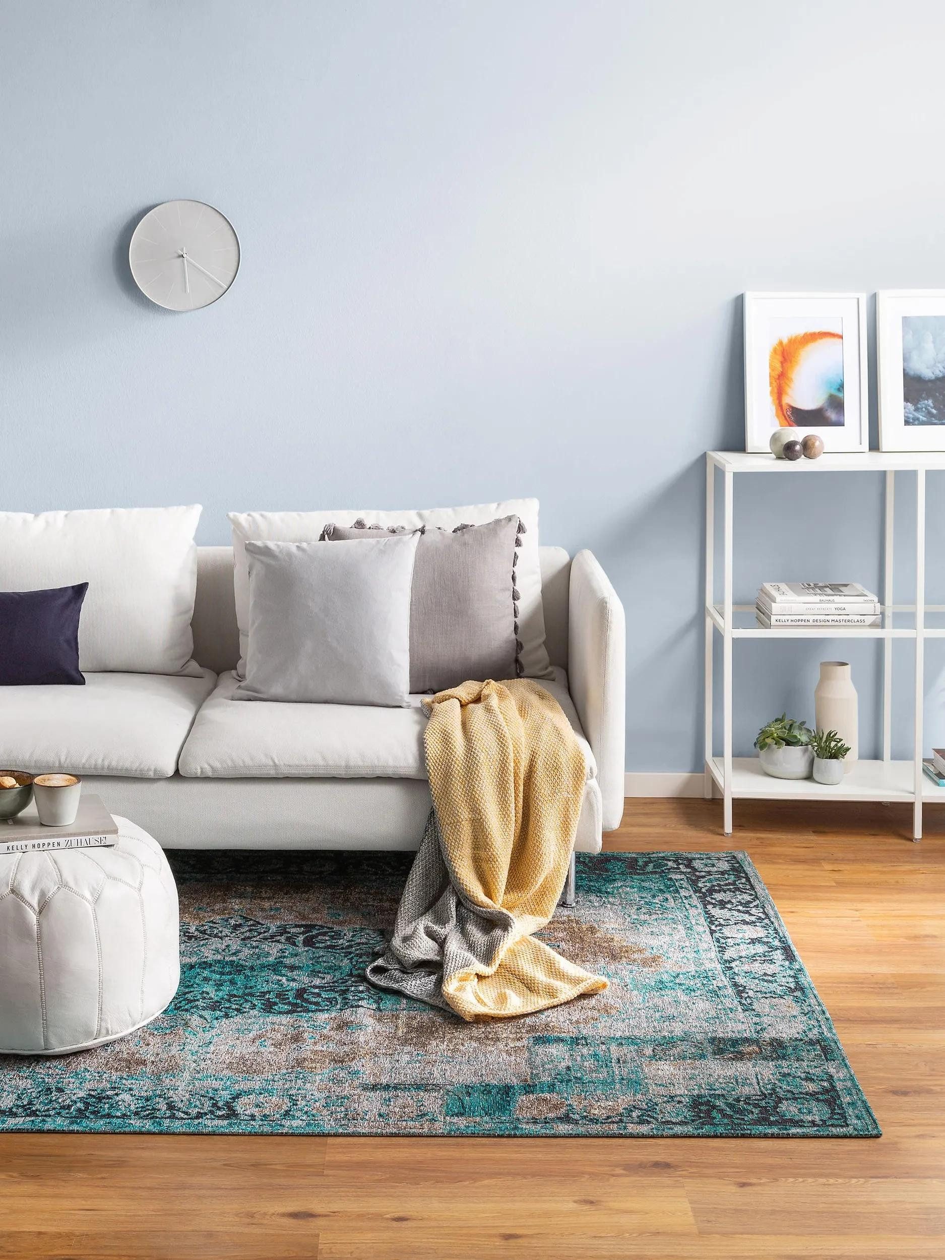 benuta Teppich Tosca, rechteckig, Höhe: 5 mm, Teppich Wohnzimmer, Schlafzimmer, Esszimmer, Flur, Kunstfaser, Cozy