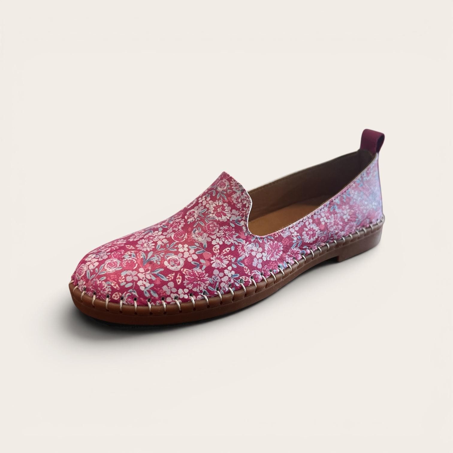 Begoria Begoria Flora - Loafer mit Blumenmuster und handgefertigter Naht Loafer