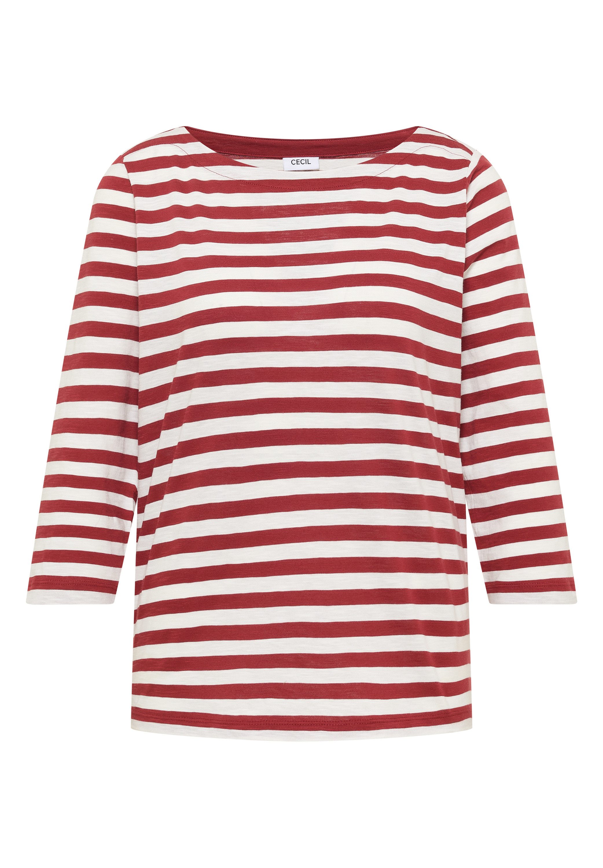 CECIL 3/4-Arm-Shirt aus reiner Baumwolle – Bild 4 von 5