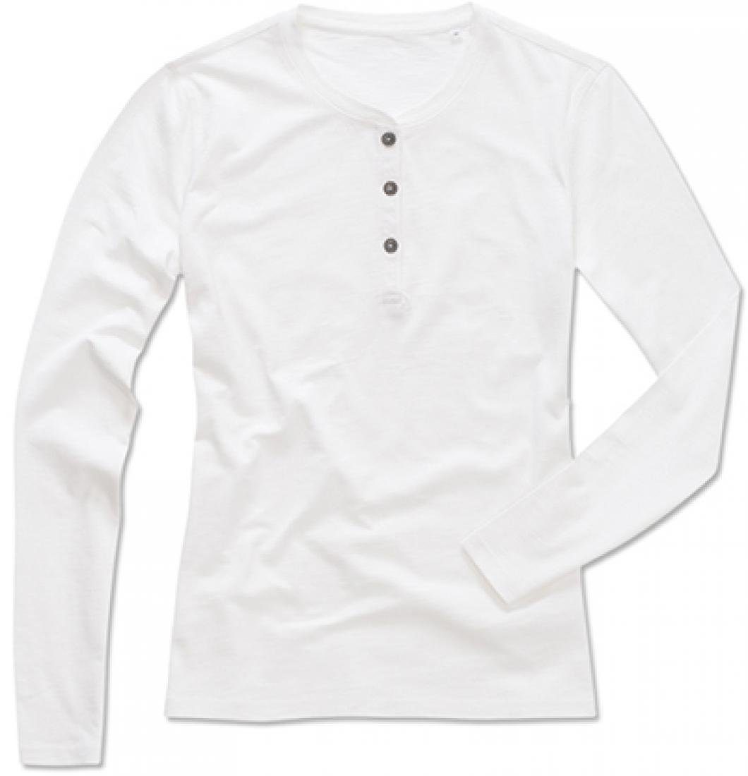 Stedman Langarm-Poloshirt Damen Sharon Henley Long Sleeve for women