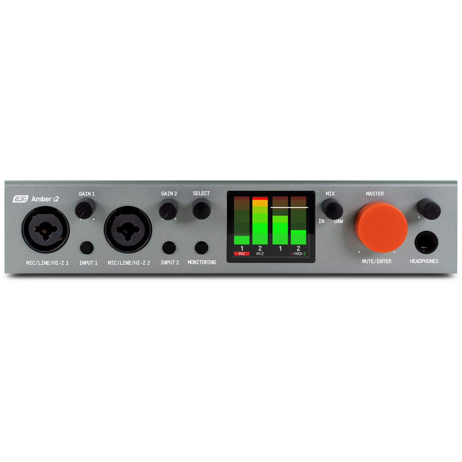 ESI Audio ESI USB Audio-Interface Amber i2 mit Kopfhörer Digitales Aufnahmegerät (Vorteils-Set mit Kopfhörer)