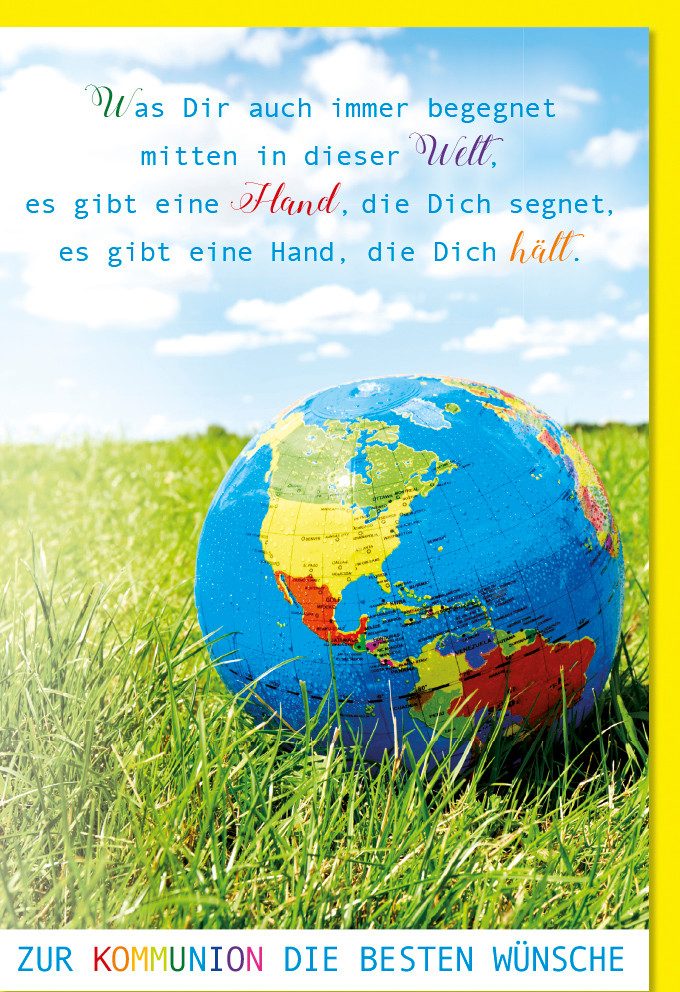 Verlag Dominique Grußkarten Kommunion - Karte mit Umschlag 4