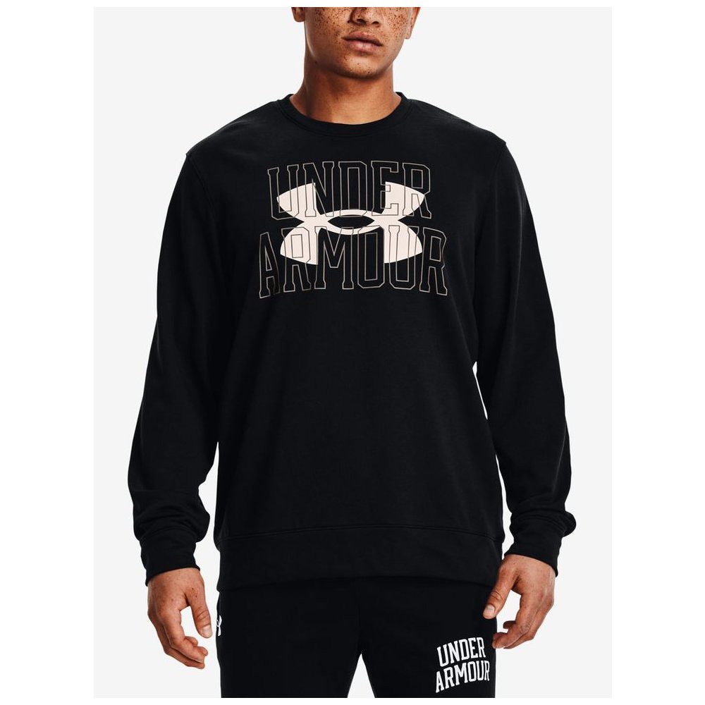 Under Armour® Rundhalspullover Under Armour UA Rival Terry Logo Crew-Blk