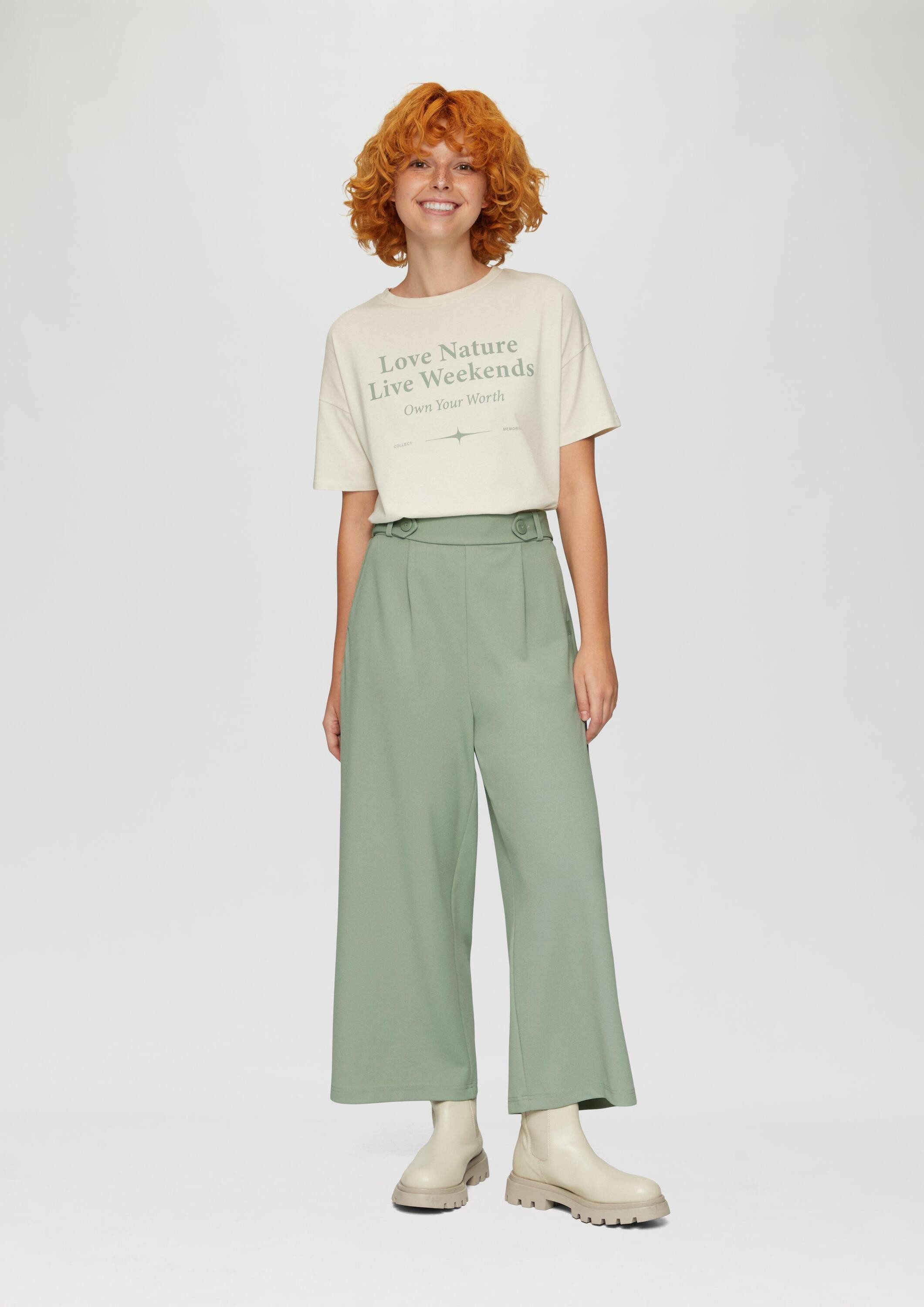 QS 7/8-Hose Hose Culotte aus Interlockjersey
