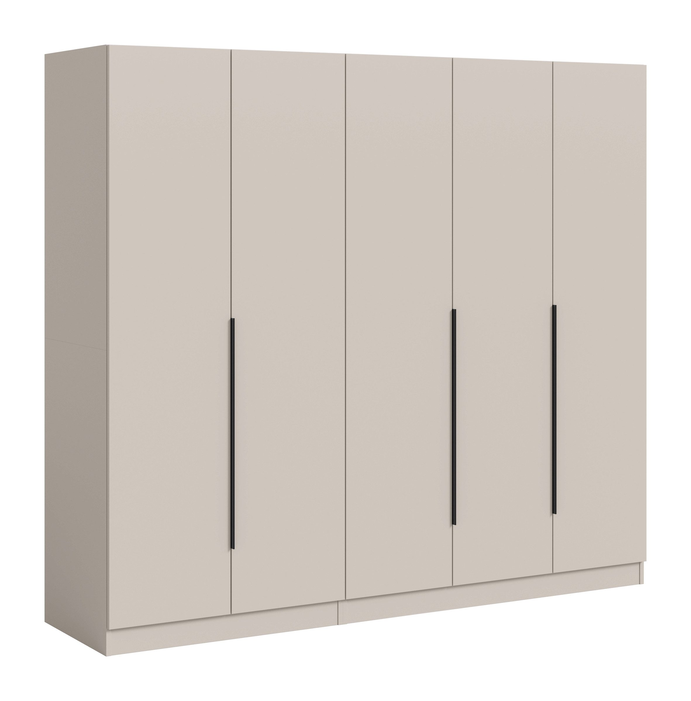 freiraum Drehtürenschrank Kopenhagen in Kaschmir - 200x181x52cm (BxHxT)