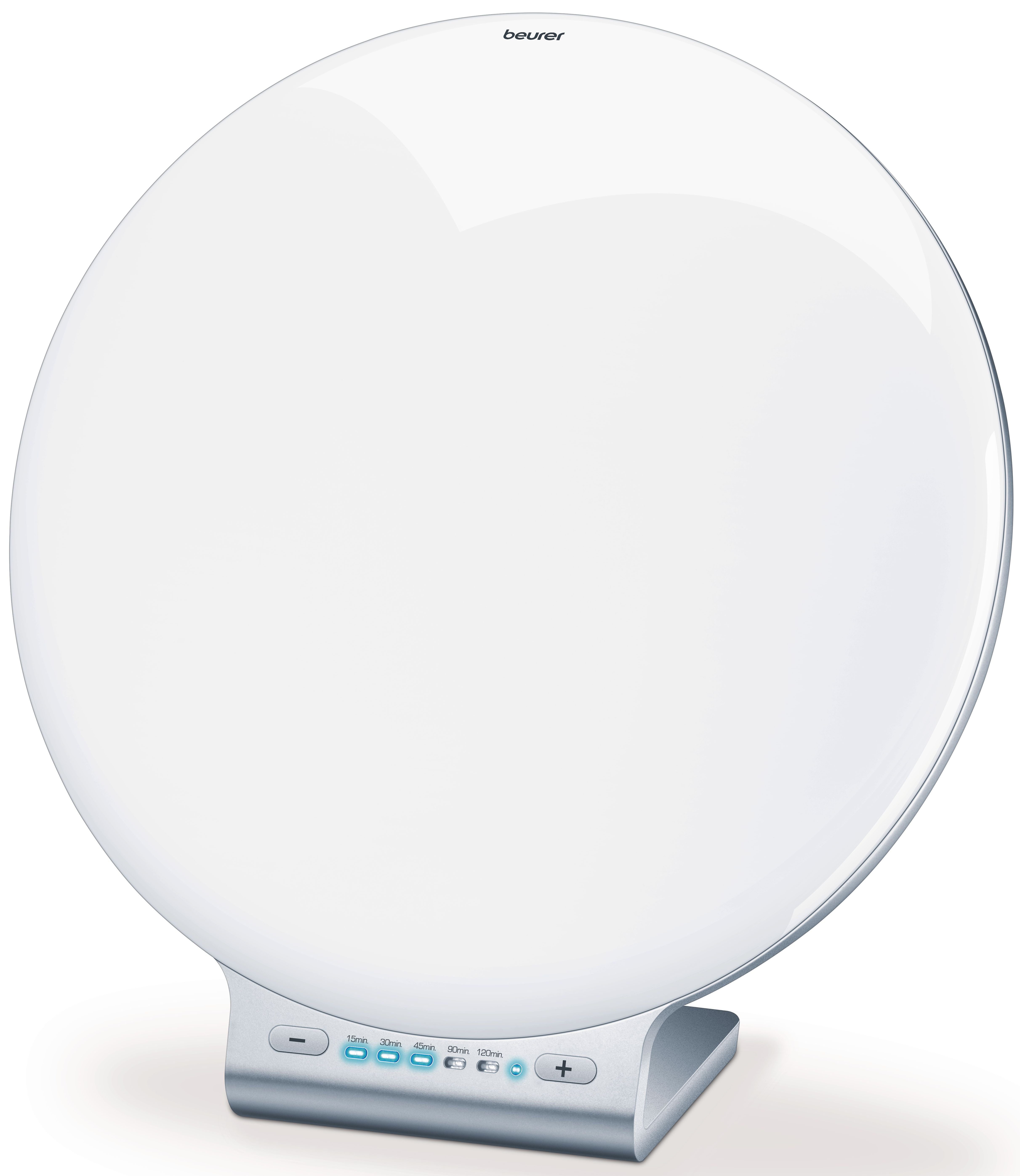 BEURER Tageslichtlampe TL 100 mit 10.000 Lux Lichtstärke bei 10 cm Abstand, Dimmfunktion, LED fest integriert, Farbwechsler, Stimmungslicht …