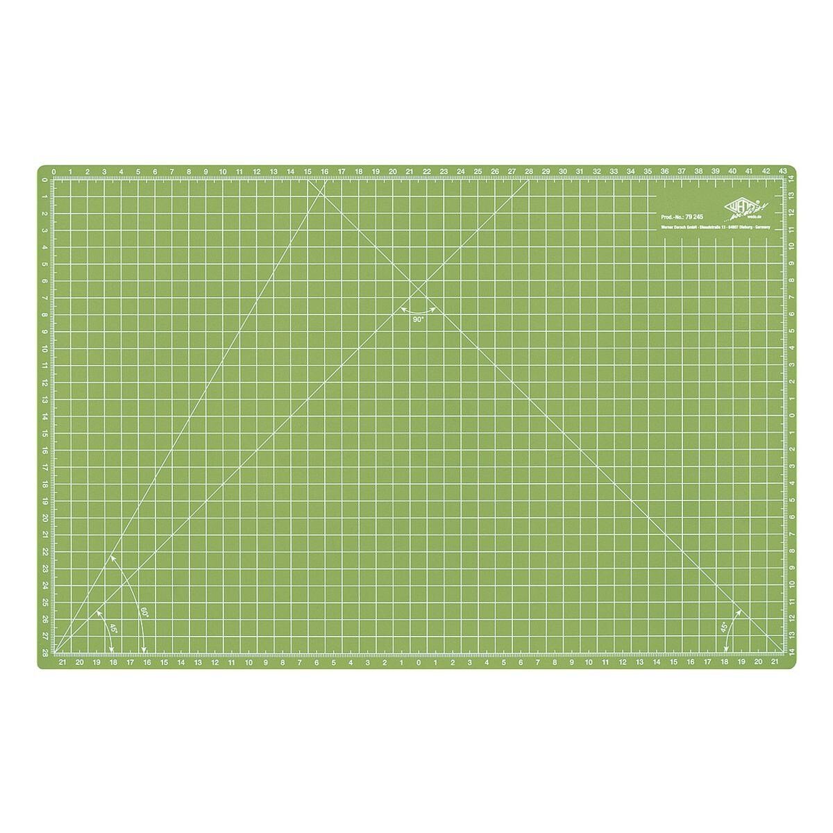 WEDO Schneideunterlage COMFORTLINE CM 45, beidseitig bedruckt, mit selbstschließender Oberfläche