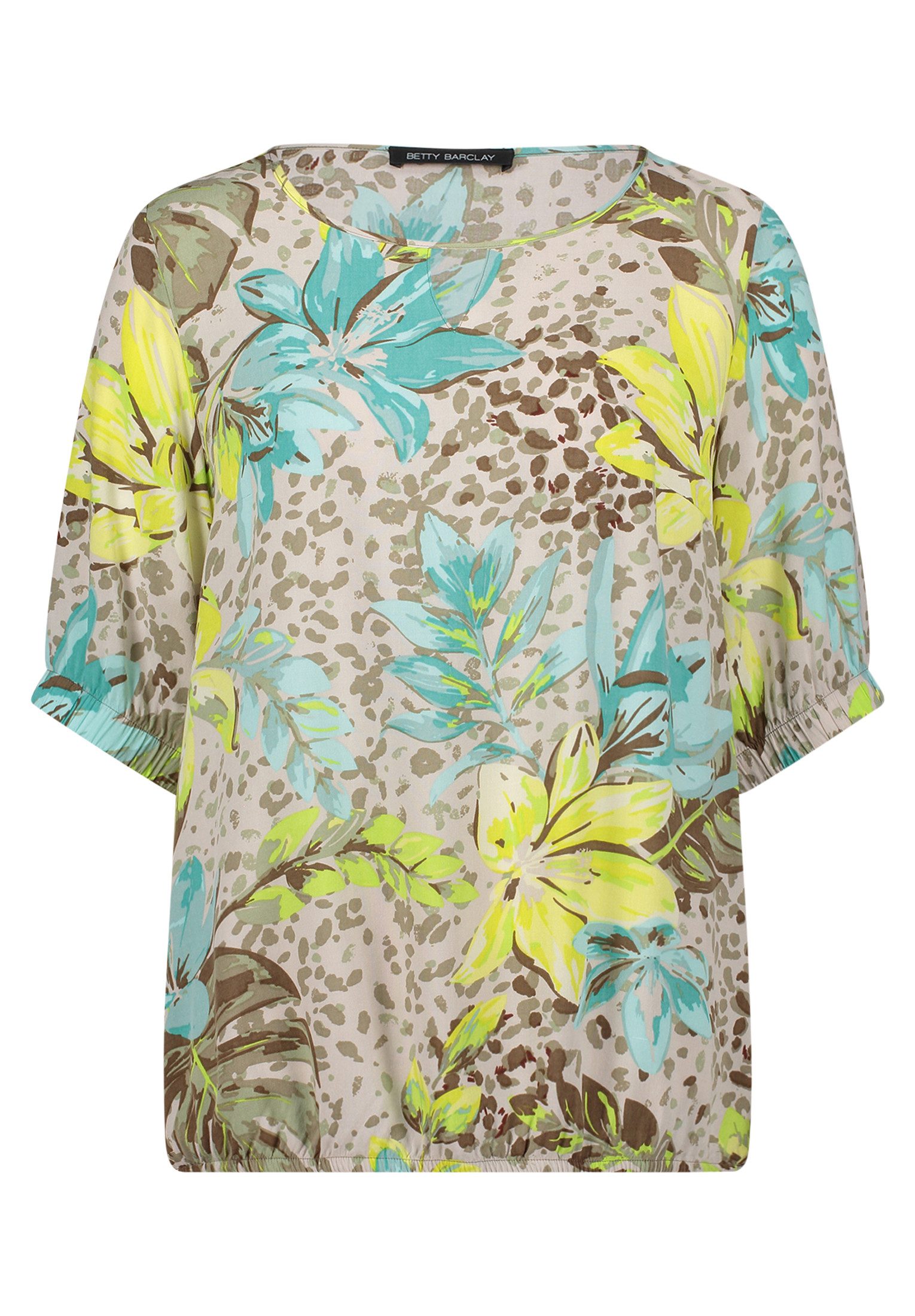 Blusentop Bluse Kurz 1/2 Arm
