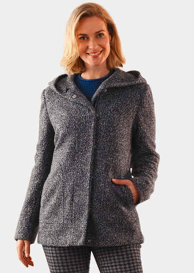 GOLDNER Winterjacke Unentbehrliche Boucle-Jacke mit feinen Details