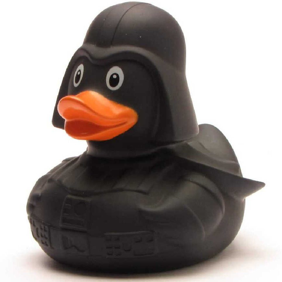 Badespielzeug Star Badeente Lilalu Quietscheente Black