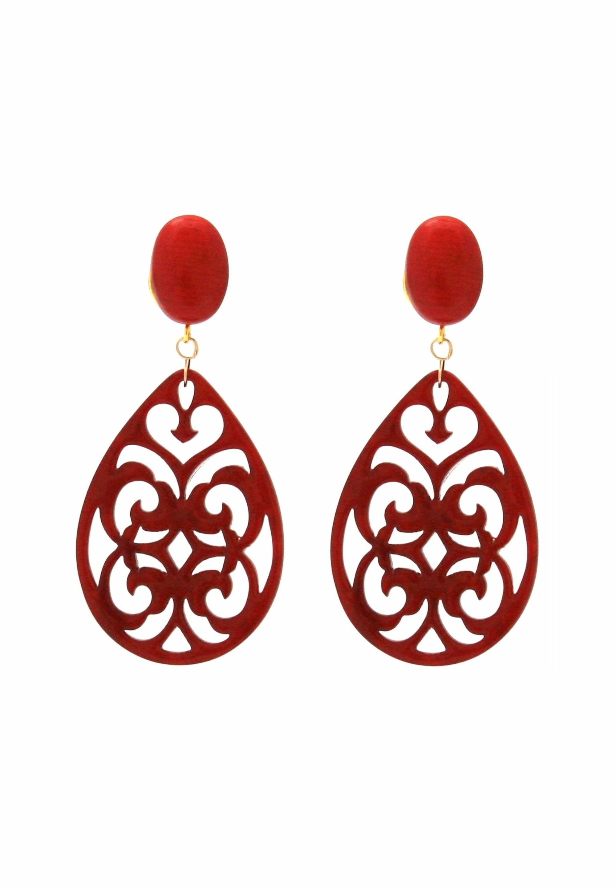 GEMSHINE Paar Ohrhänger Jade und Tropfen Handmade Schmuck mehr