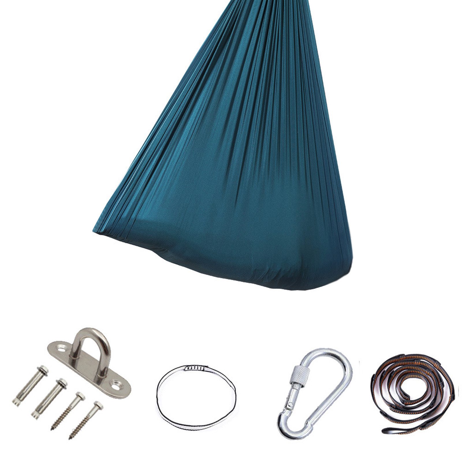 OKWISH Hängematte Kuschelschaukel für Kinder Aerial Yoga Hängesessel 280x15 günstig online kaufen