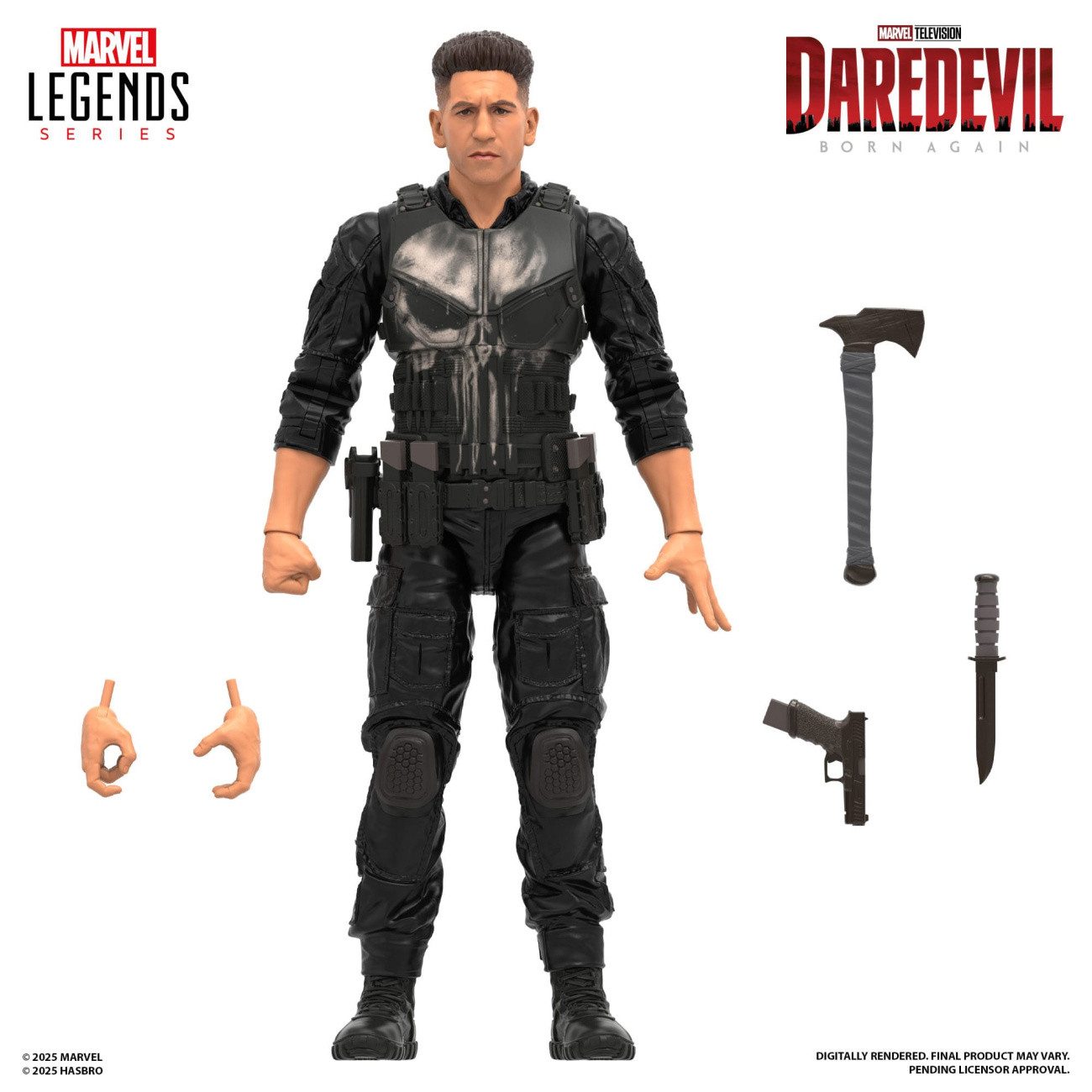 Hasbro Actionfigur Daredevil: Born Again Marvel Legends Actionfigur Punisher 15 cm