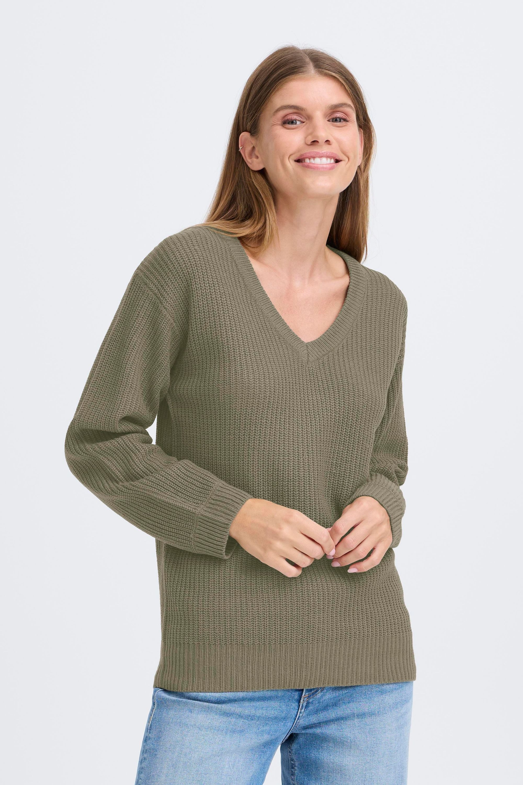 OXMO Strickpullover OXSandie Modischer Strickpullover