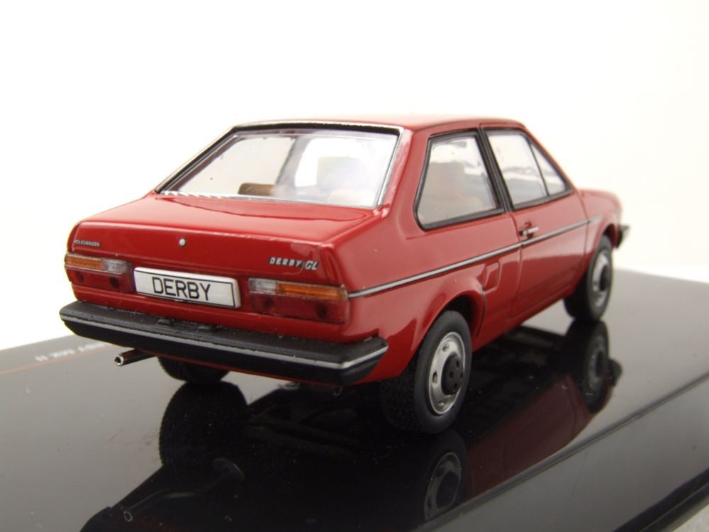 ixo Models Modellauto VW Derby MK2 1981 rot, Maßstab 1:43