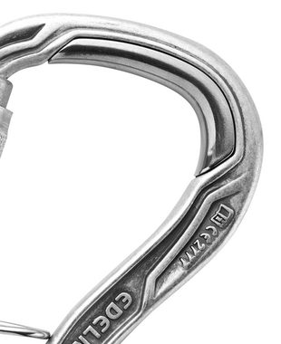 Edelrid Karabiner HMS Bulletproof Screw FG Karabiner silber