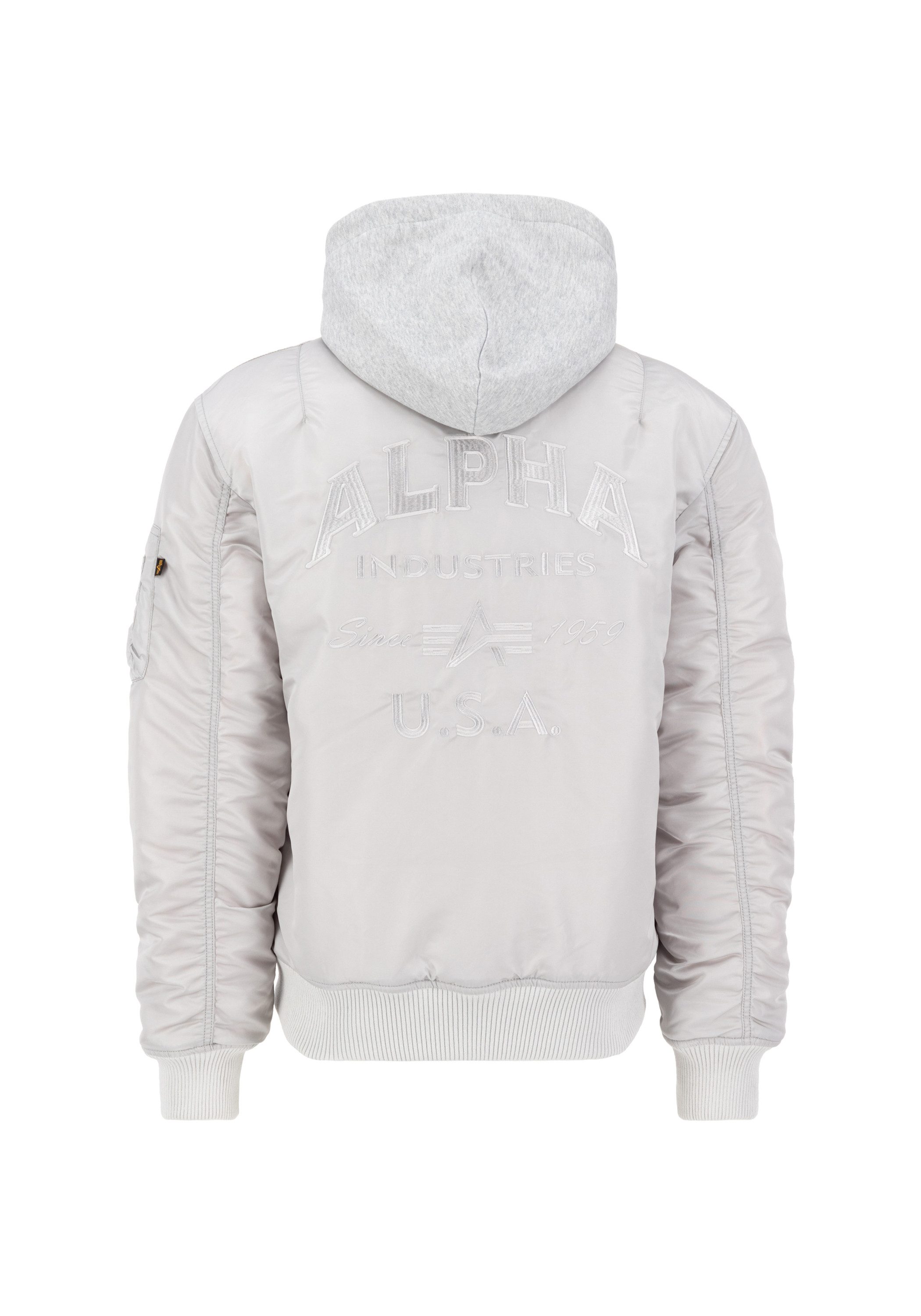 Alpha Industries Bomberjacke MA-1 Zip Hood Back EMB günstig online kaufen